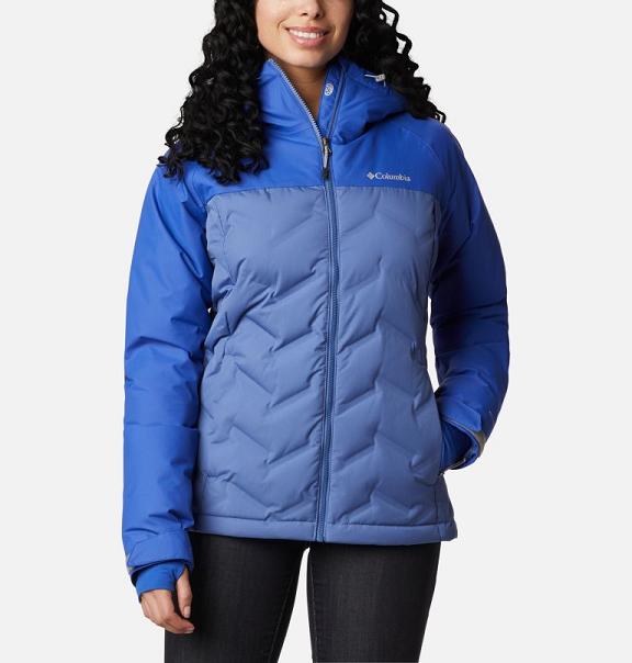 Columbia Grand Trek Down Jacket Blue For Women's NZ9257 New Zealand